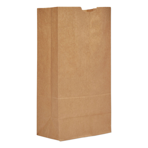 GROCERY PAPER BAGS, 50 LB CAPACITY, #20, 8.25" X 5.94" X 16.13", KRAFT by AJM Packaging Corporation