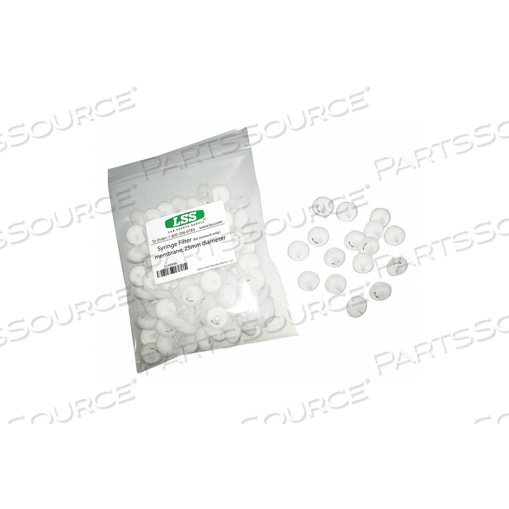 SYRINGE FILTER 13 MM DIA 10 ML PK100 by Lab Safety Supply