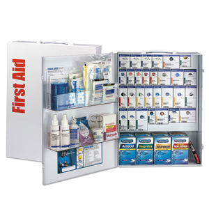 ANSI 2015 SMARTCOMPLIANCE GENERAL BUSINESS FIRST AID KIT FOR 150 PEOPLE, 925 PIECES, METAL CASE by First Aid Only ANSI 2015 SMARTCOMPLIANCE GENERAL BUSINESS FIRST AID KIT FOR 150 PEOPLE, 925 PIECES, METAL CASE by First Aid Only