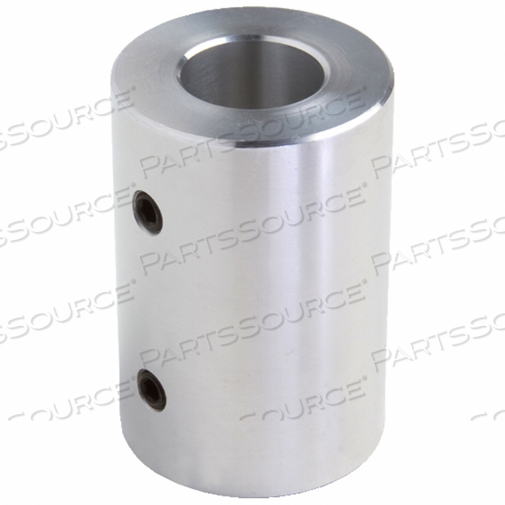 SET SCREW COUPLING, RC SERIES, ALUMINUM, 1/4" BORE, 1/2"OD by Climax Metal Products SET SCREW COUPLING, RC SERIES, ALUMINUM, 1/4" BORE, 1/2"OD by Climax Metal Products
