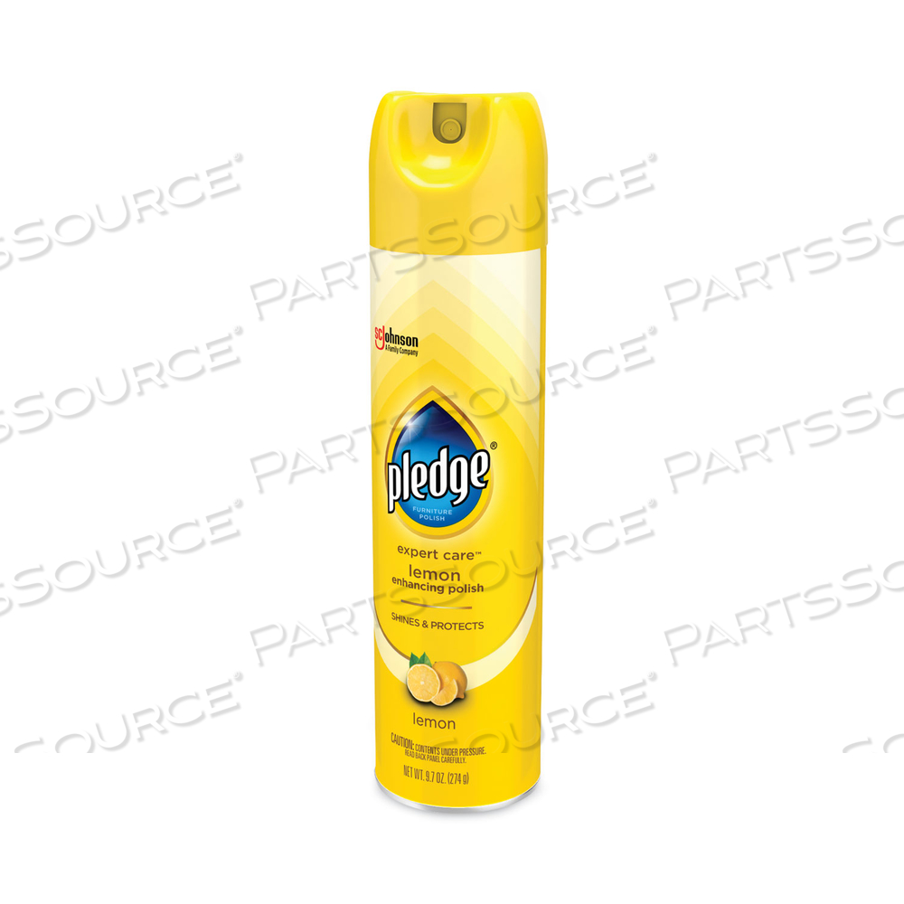 FURNITURE POLISH, LEMON, 9.7 OZ AEROSOL SPRAY by Pledge