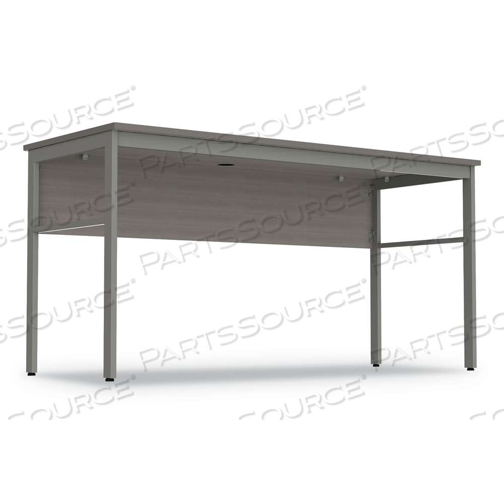 URBAN SERIES DESK WORKSTATION, 59" X 23.75" X 29.5", ASH by Linea Italia Inc