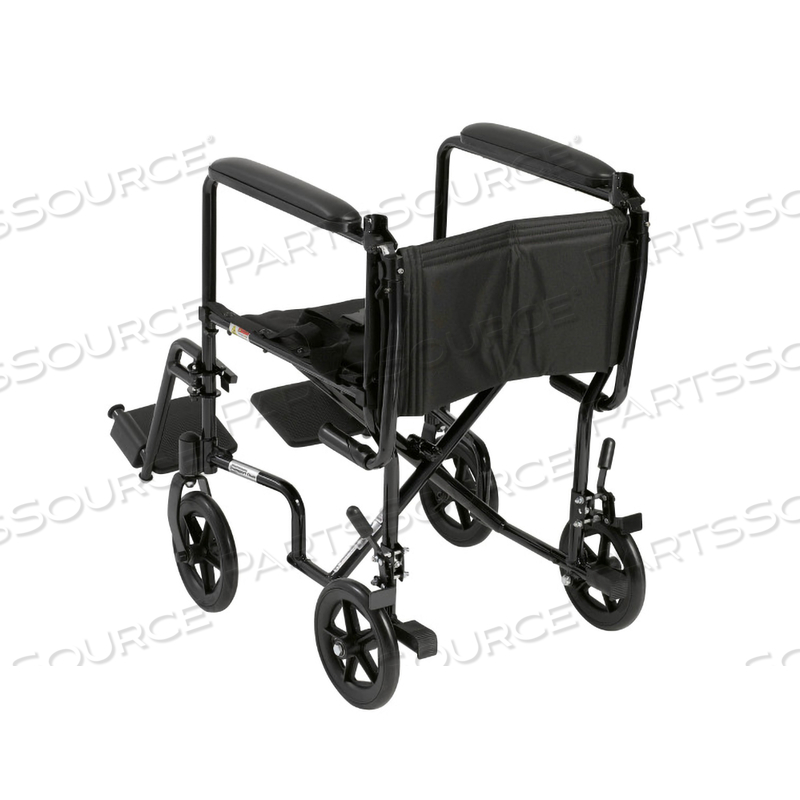 TRANSPORT CHAIR,BLK,19" BLACK,1/CS by Drive/DeVilbiss Healthcare, Inc