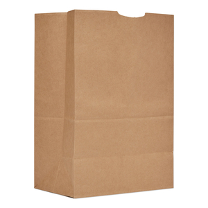 GROCERY PAPER BAGS, 52 LB CAPACITY, 1/6 BBL, 12" X 7" X 17", KRAFT by AJM Packaging Corporation