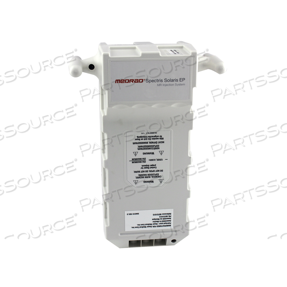 BATTERY, LEAD ACID, 8AH CAPACITY, 12V VOLTAGE RATING, FOR HIGH-PERFORMANCE MR INJECTOR by Bayer Healthcare LLC BATTERY, LEAD ACID, 8AH CAPACITY, 12V VOLTAGE RATING, FOR HIGH-PERFORMANCE MR INJECTOR by Bayer Healthcare LLC