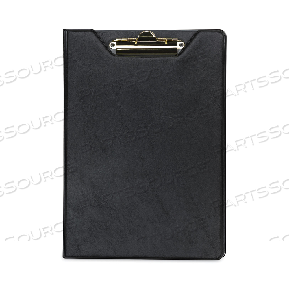 VALUE PADFOLIO, HEAVYWEIGHT SEALED VINYL, BRASS CLIP, INSIDE FRONT POCKET, BLACK by Samsill