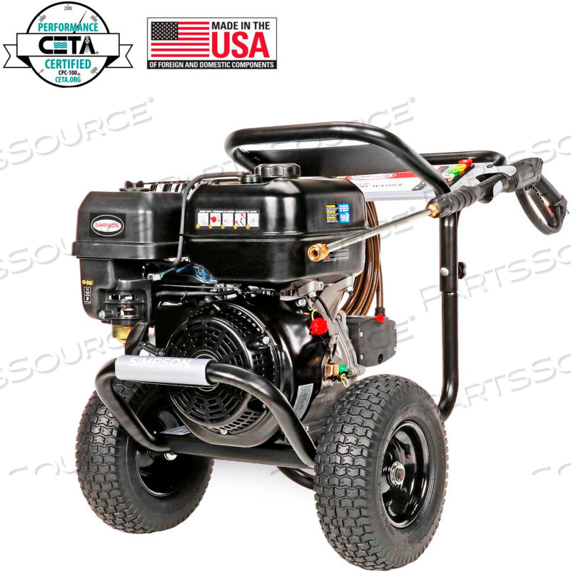 SIMPSON POWERSHOT 4400PSI 420CC 4.0GPM GAS PRESSURE WASHER W/ SIMPSON ENGINE & AAA PUMP by FNA Group Inc.