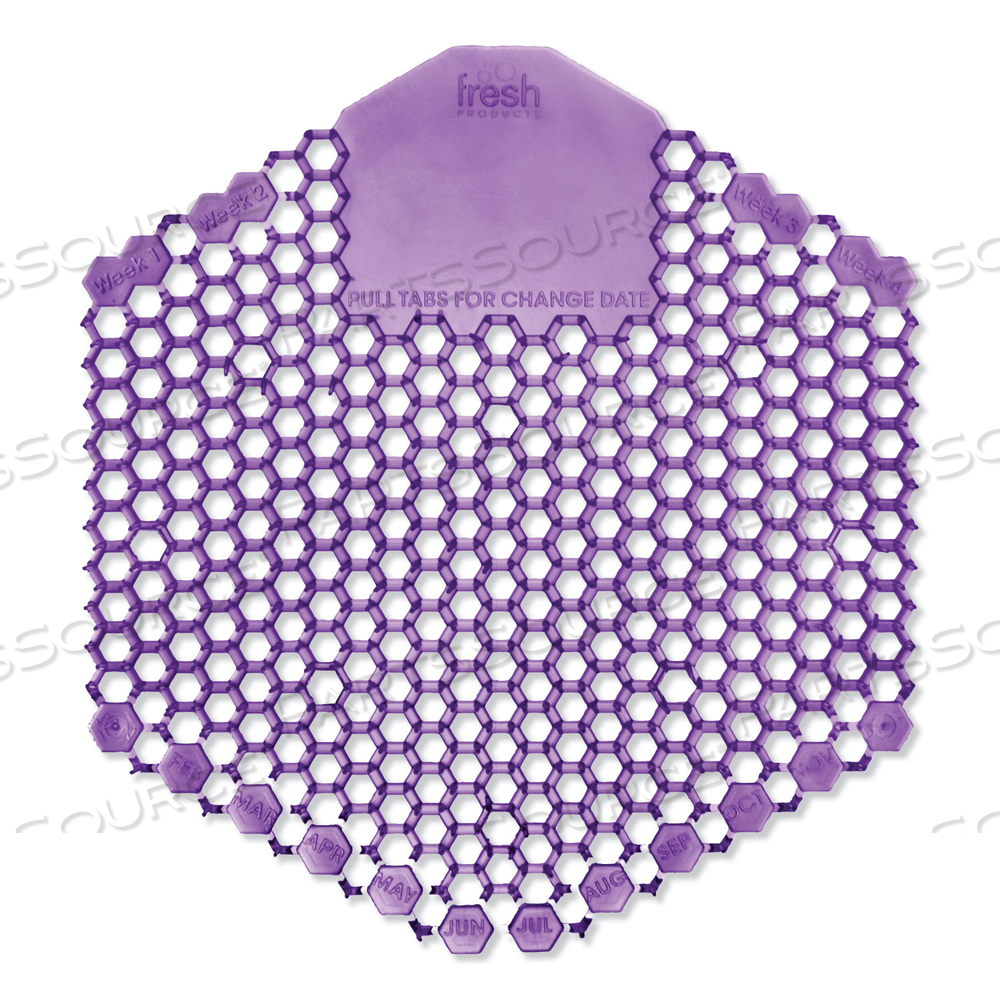 THE WAVE URINAL DEODORIZER, URINAL SCREENS, FABULOUS SCENT, 58 G, PURPLE by Fresh Products