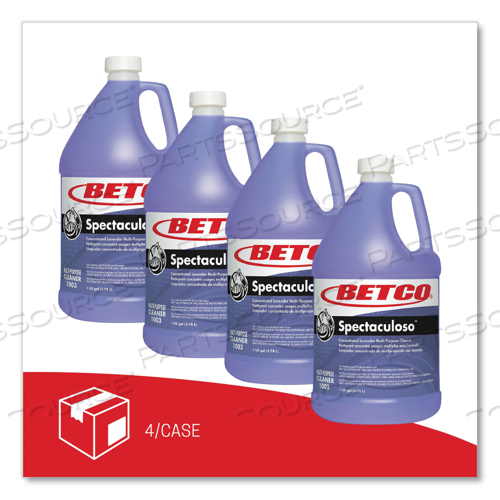 SPECTACULOSO MULTIPURPOSE CLEANER, LAVENDER SCENT, 1 GAL BOTTLE by Betco Corporation