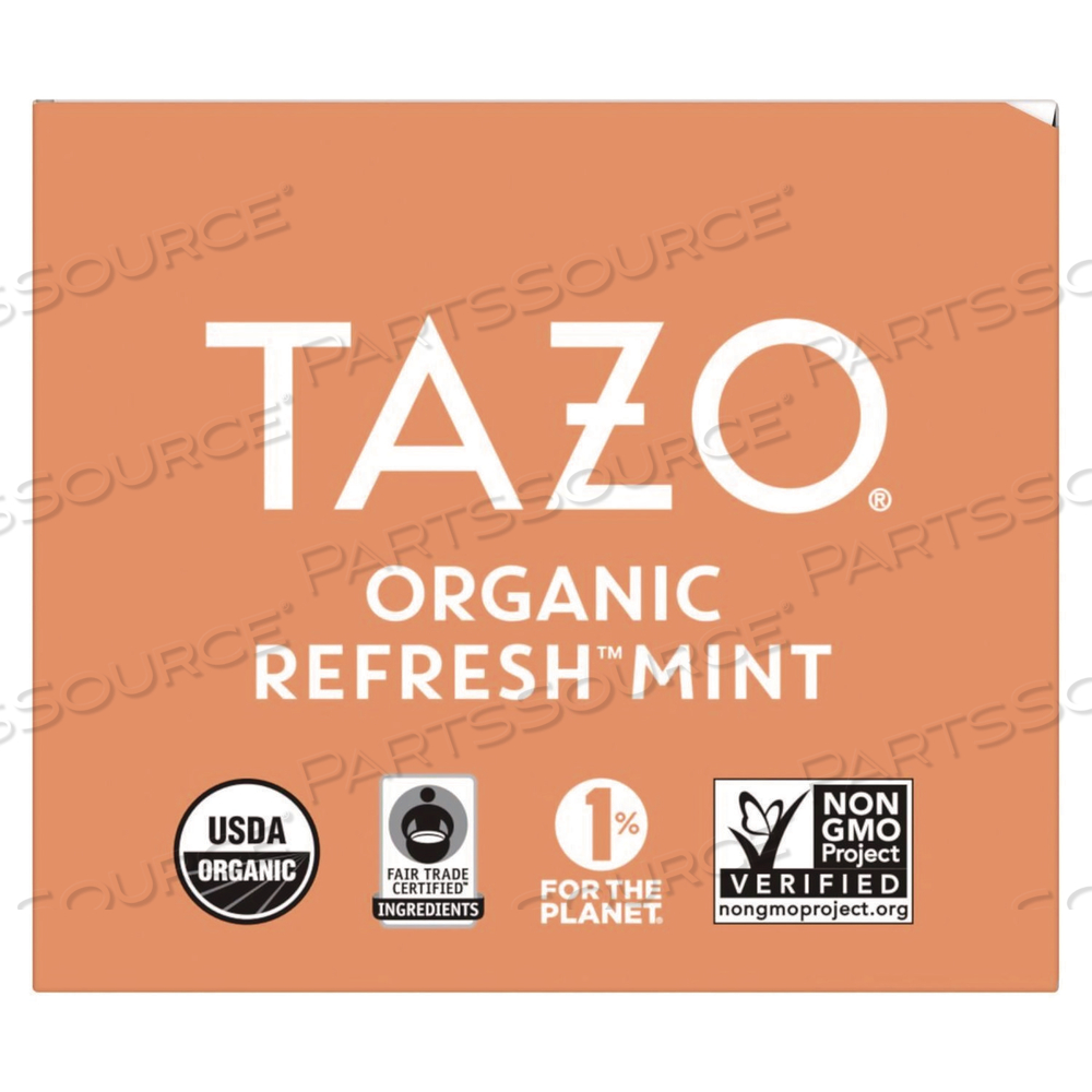 TEA BAGS, ORGANIC REFRESH MINT by Tazo