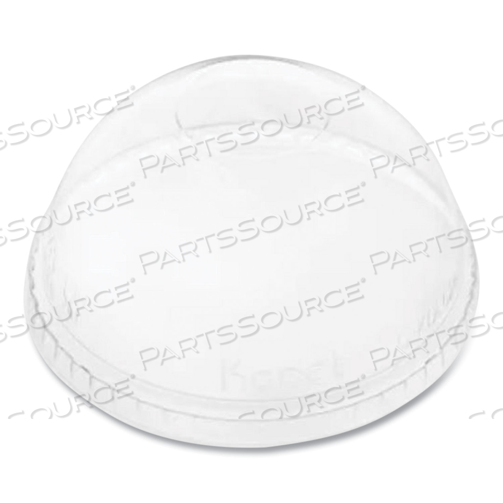 PET LIDS, FITS 12 OZ TO 24 OZ COLD CUPS, NO HOLE DOME LID,,CLEAR by Karat PET LIDS, FITS 12 OZ TO 24 OZ COLD CUPS, NO HOLE DOME LID,,CLEAR by Karat