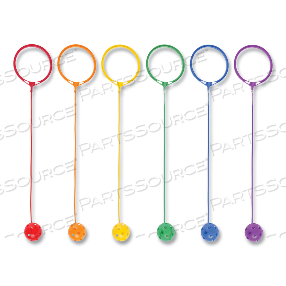 SWING BALL SET, 5.5" DIAMETER, ASSORTED COLORS 