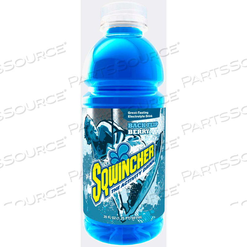 WIDEMOUTH BOTTLES - MIXED BERRY, 20 OZ., 24/CARTON by Sqwincher