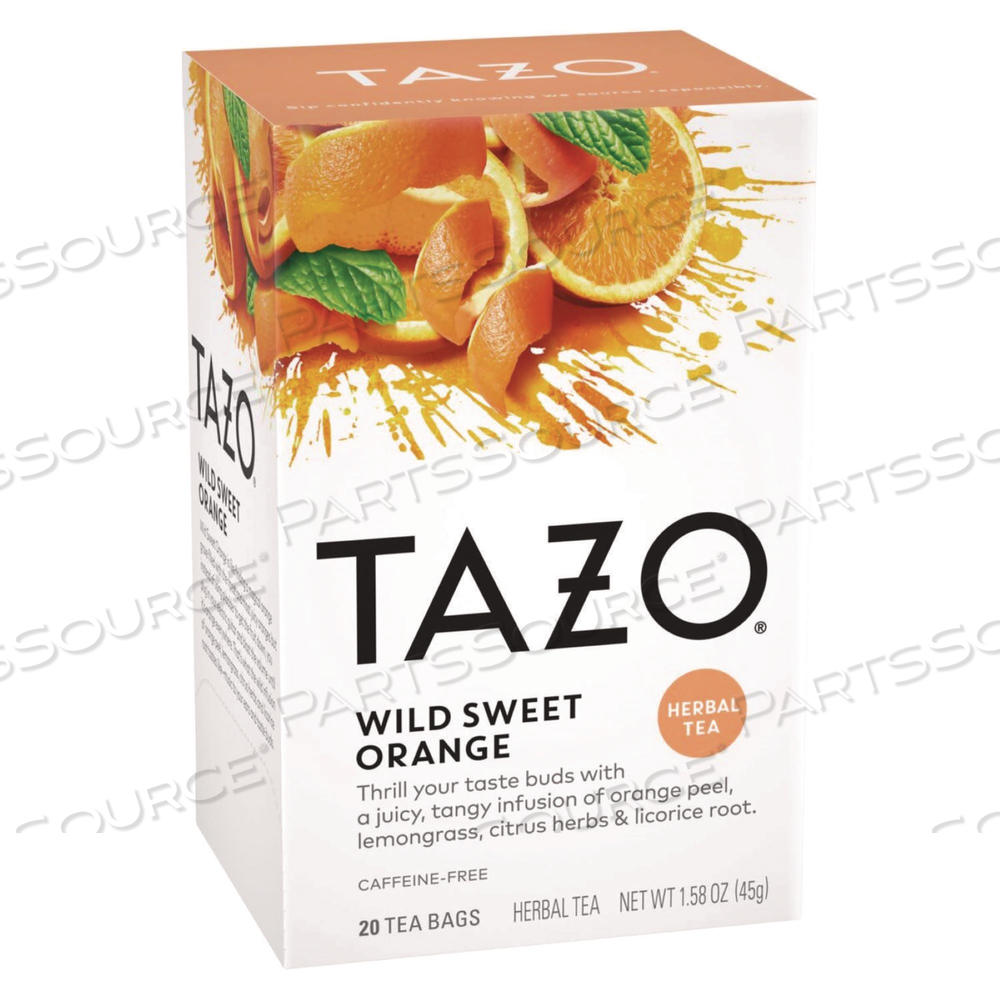 TEA BAGS, WILD SWEET ORANGE by Tazo
