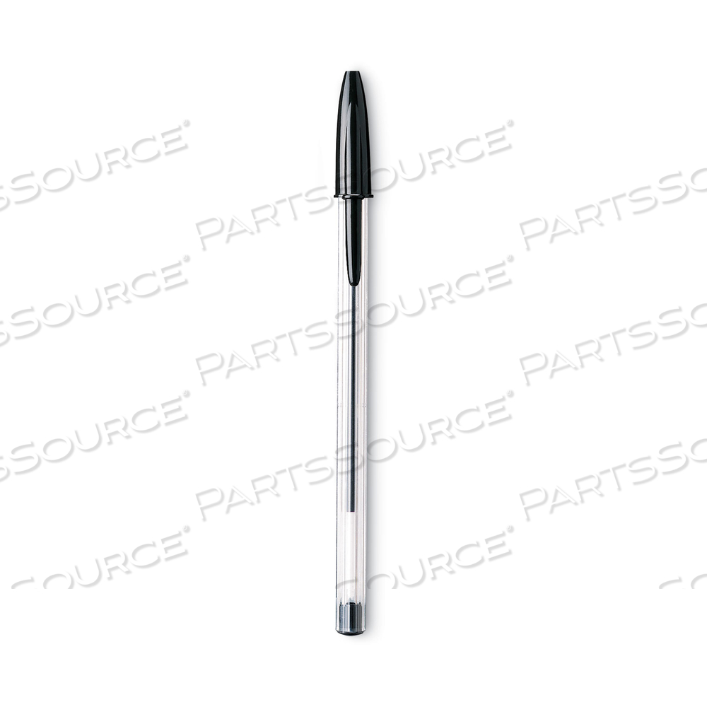 CRISTAL XTRA SMOOTH BALLPOINT PEN, STICK, MEDIUM 1 MM, BLACK INK, CLEAR BARREL by BIC CRISTAL XTRA SMOOTH BALLPOINT PEN, STICK, MEDIUM 1 MM, BLACK INK, CLEAR BARREL by BIC