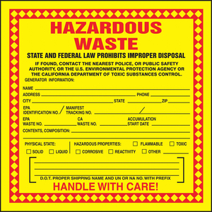 SQUARE PAPER HANDLING LABEL by Accuform Manufacturing, Inc. SQUARE PAPER HANDLING LABEL by Accuform Manufacturing, Inc.