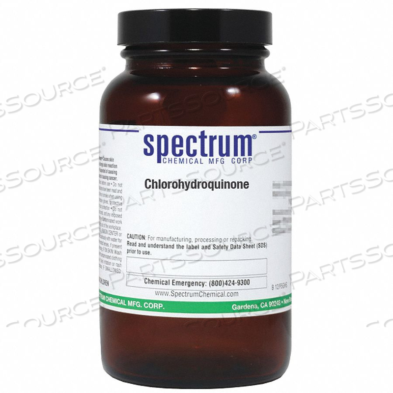 CHLOROHYDROQUINONE 100G CAS 615-67-8 by Spectrum CHLOROHYDROQUINONE 100G CAS 615-67-8 by Spectrum