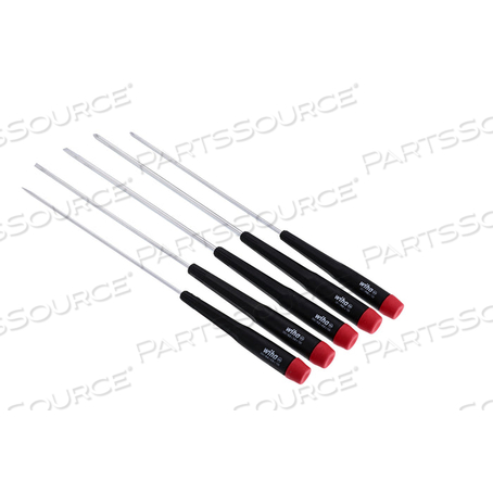 5 PIECE PRECISION SLOTTED AND PHILLIPS SCREWDRIVER SET by Wiha Tools