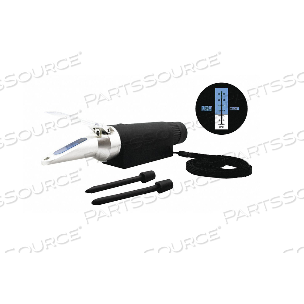 ANALOG REFRACTOMETER BRIX 9IN.LX2IN.H by Laxco Inc.