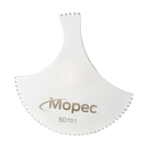 AUTOPSY SAW BLADE, LARGE SECTION, SEGMENTED, STAINLESS STEEL, 2-1/2IN DIAMETER, NON-STERILE, REUSABLE, INCLUDES: ARBOR by Mopec Inc.