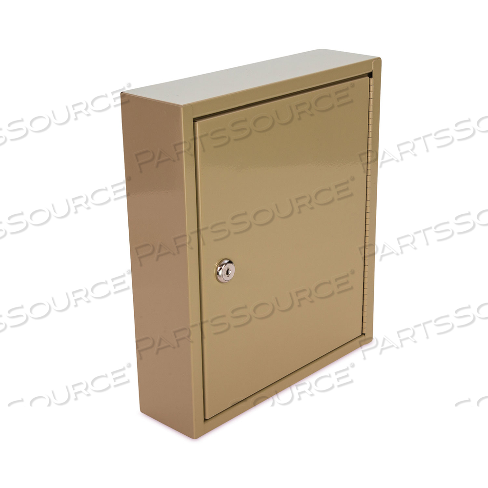 KEY LOCKABLE KEY CABINET, 60-KEY, METAL, SAND, 10.63 X 3 X 12.13 KEY LOCKABLE KEY CABINET, 60-KEY, METAL, SAND, 10.63 X 3 X 12.13