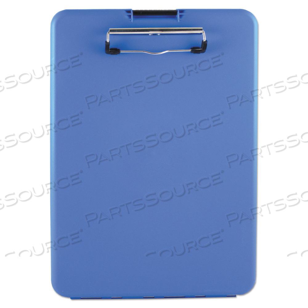 SLIMMATE STORAGE CLIPBOARD, 0.5" CLIP CAPACITY, HOLDS 8.5 X 11 SHEETS, BLUE by Saunders SLIMMATE STORAGE CLIPBOARD, 0.5" CLIP CAPACITY, HOLDS 8.5 X 11 SHEETS, BLUE by Saunders