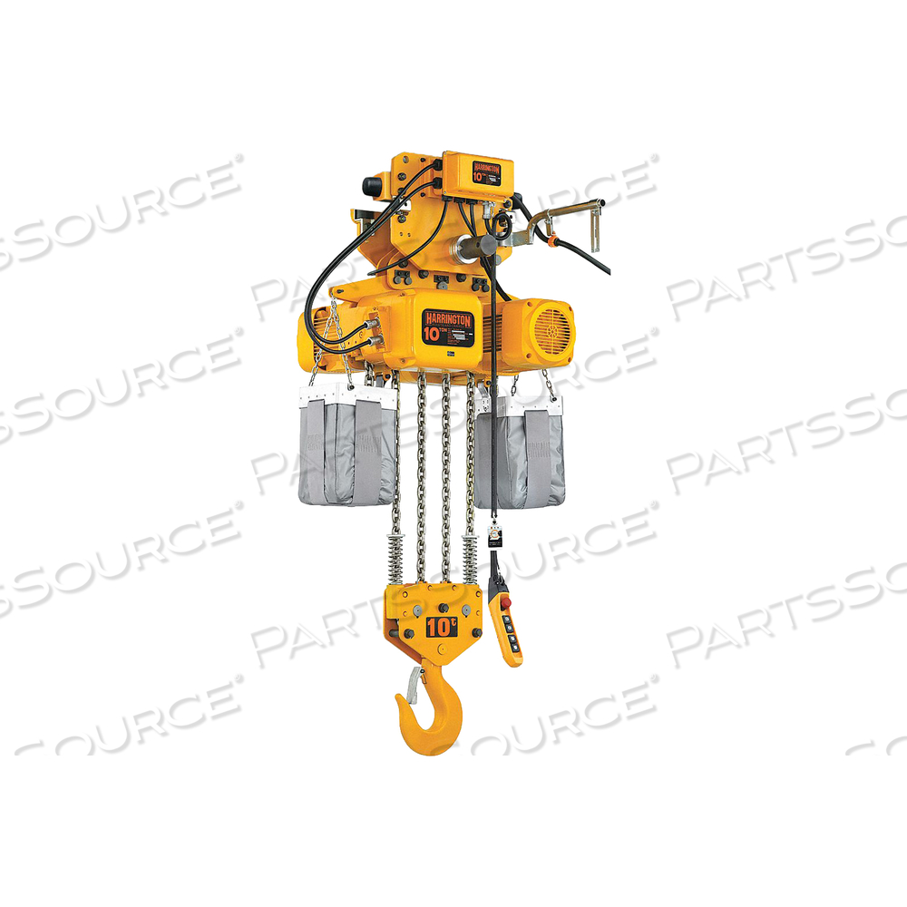 ELEC. CHAIN HOIST W/TROLLEY 20 000 LB. by Harrington