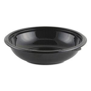 CRYSTAL CLASSICS BOWL, 32 OZ, 8.5" DIAMETER, 2.14"H, BLACK, PLASTIC by Anchor CRYSTAL CLASSICS BOWL, 32 OZ, 8.5" DIAMETER, 2.14"H, BLACK, PLASTIC by Anchor