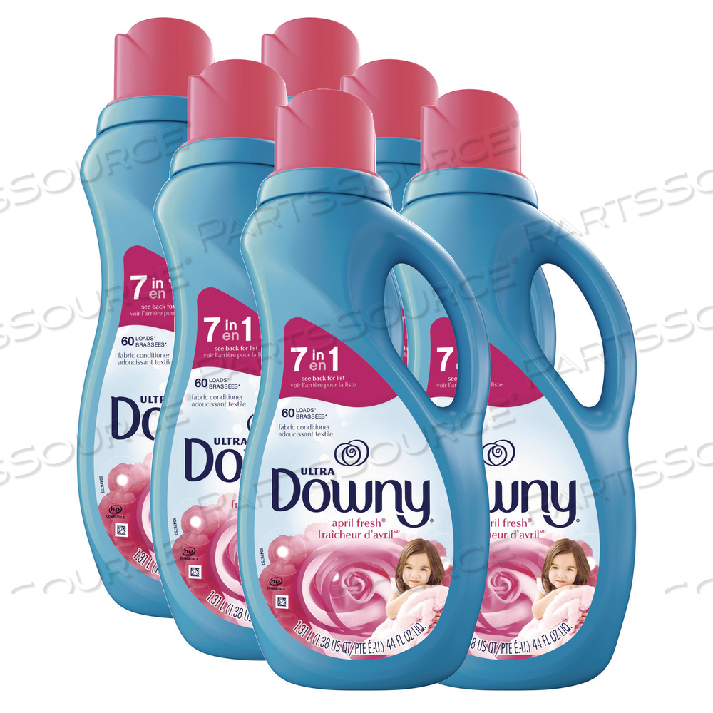 LIQUID FABRIC SOFTENER, APRIL FRESH, 44 OZ BOTTLE by Downy LIQUID FABRIC SOFTENER, APRIL FRESH, 44 OZ BOTTLE by Downy