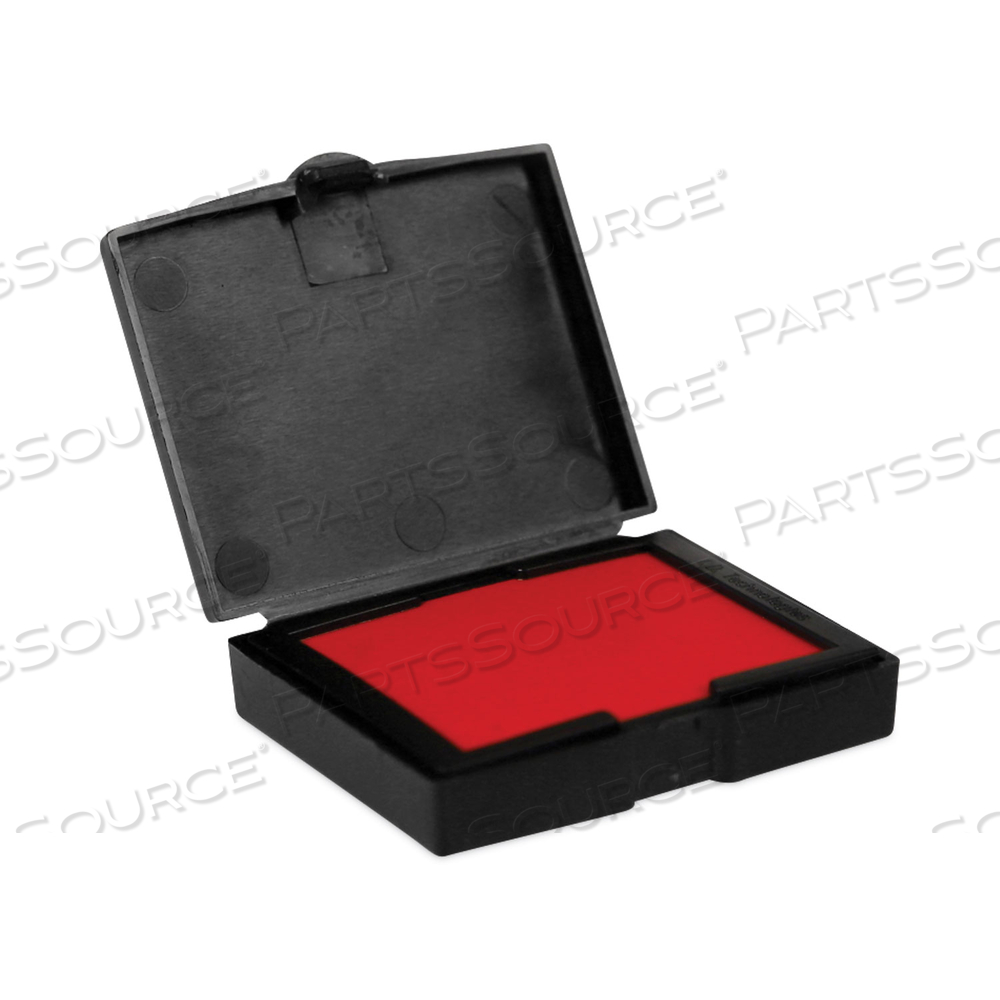 INKLESS FINGERPRINT PAD, 2.25" X 1.75", RED by Lee Products