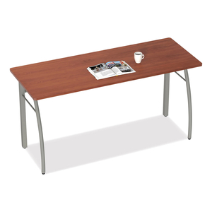 TRENTO LINE RECTANGULAR DESK, 59.13" X 23.63" X 29.5", CHERRY by Linea Italia Inc TRENTO LINE RECTANGULAR DESK, 59.13" X 23.63" X 29.5", CHERRY by Linea Italia Inc