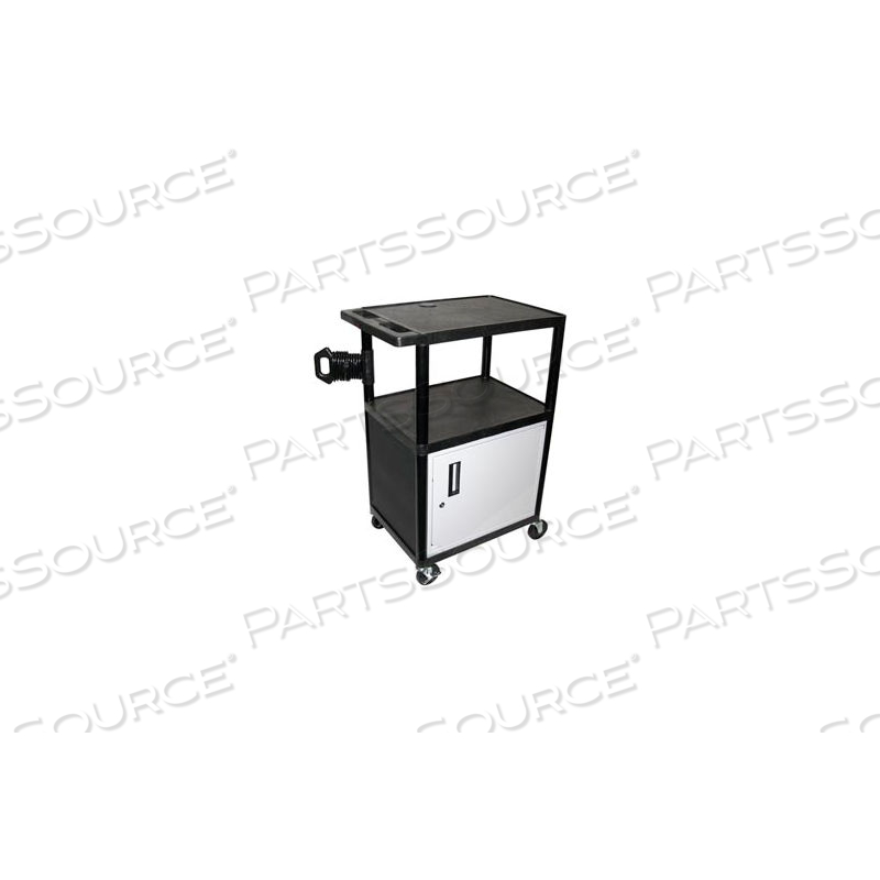 A/V CART W/ CABINET - 32X24X40-1/2 by Luxor