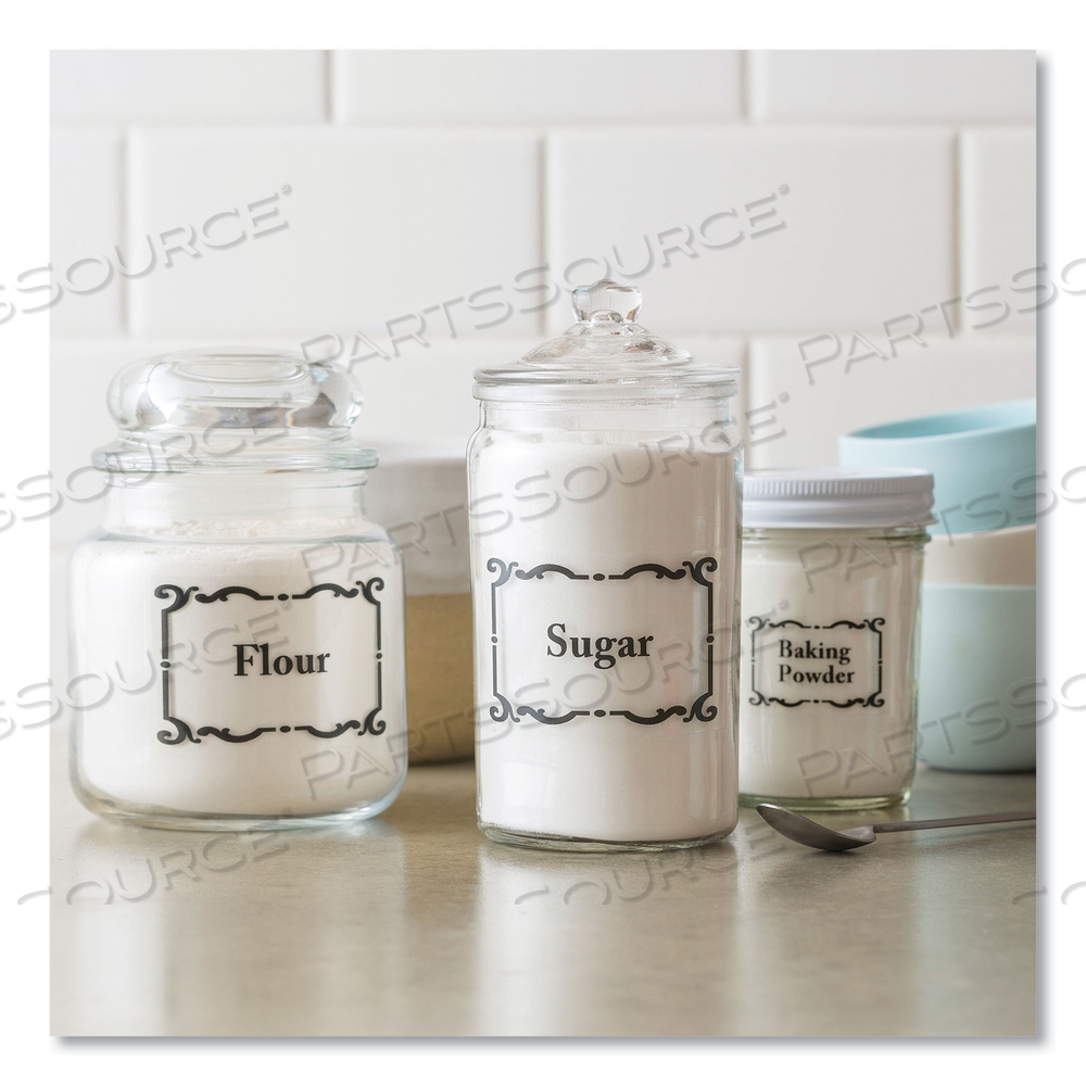 AVERY STICKER PROJECT PAPER LASER/INKJET MULTIPURPOSE LABELS, 11 X 8.5, GLOSSY CLEAR, 1 LABEL/SHEET by Avery