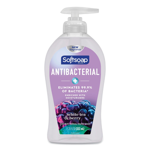 ANTIBACTERIAL HAND SOAP, WHITE TEA AND BERRY FUSION, 11.25 OZ PUMP BOTTLE by Softsoap