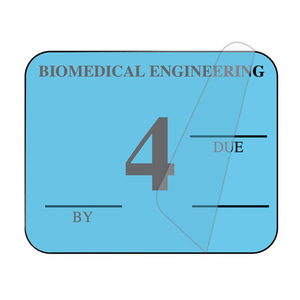 INSPECTION LABEL, 4, 1-1/4 IN W X 1 IN H, LIGHT BLUE, SYNTHETIC PAPER by United Ad Label INSPECTION LABEL, 4, 1-1/4 IN W X 1 IN H, LIGHT BLUE, SYNTHETIC PAPER by United Ad Label
