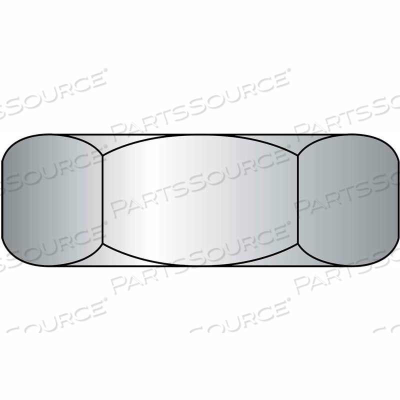 2H HEAVY HEX NUT - 1-8 - MED. CARBON STEEL - PLAIN - UNC - ASTM A194, SA 194 - 40 PK - BBI by Brighton Best