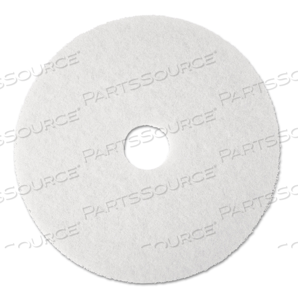 LOW-SPEED SUPER POLISHING FLOOR PADS 4100, 19" DIAMETER, WHITE by 3M Consumer