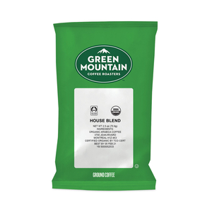 FAIR TRADE ORGANIC HOUSE BLEND COFFEE, FRACTIONAL PACKS, 2.5 OZ by Green Mountain Coffee FAIR TRADE ORGANIC HOUSE BLEND COFFEE, FRACTIONAL PACKS, 2.5 OZ by Green Mountain Coffee