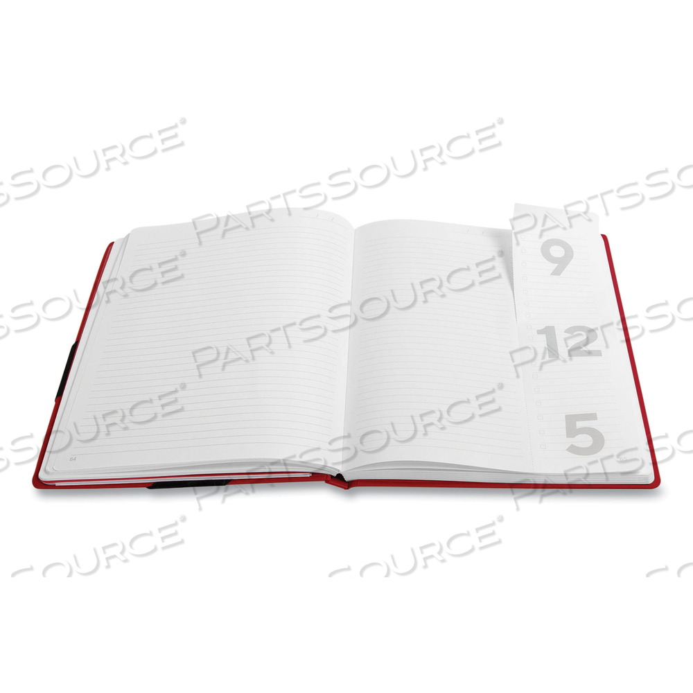 LARGE STARTER JOURNAL, 1 SUBJECT, NARROW RULE, RED COVER, 10 X 8, 192 SHEETS by TRU RED