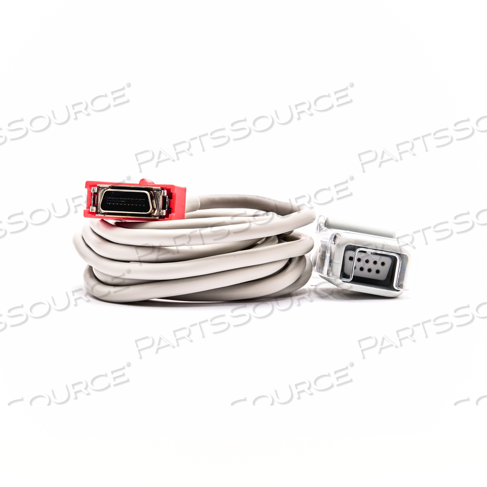 RED MNC CABLE, 10 FT by Physio-Control