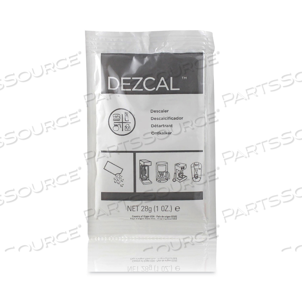 COFFEE AND ESPRESSO MACHINE DESCALING POWDER, 1 OZ PACKETS by Urnex Brands, Inc