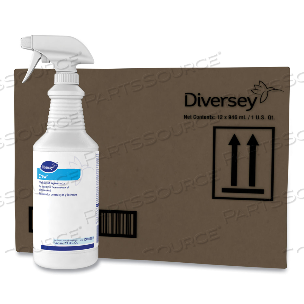 CREW TILE AND GROUT REJUVENATOR, 32 OZ SPRAY BOTTLE by Diversey