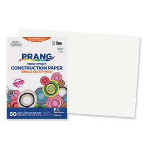 SUNWORKS CONSTRUCTION PAPER, 50 LB TEXT WEIGHT, 12 X 18, WHITE by Prang SUNWORKS CONSTRUCTION PAPER, 50 LB TEXT WEIGHT, 12 X 18, WHITE by Prang