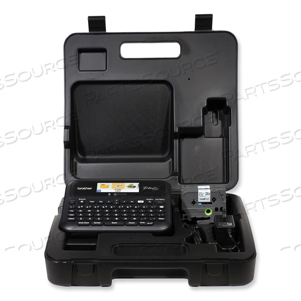 D-610BTVP CONNECTED LABEL MAKER WITH COLOR DISPLAY, 30 MM/S PRINT SPEED, 14.2 X 6 X 13.3 by Brother D-610BTVP CONNECTED LABEL MAKER WITH COLOR DISPLAY, 30 MM/S PRINT SPEED, 14.2 X 6 X 13.3 by Brother