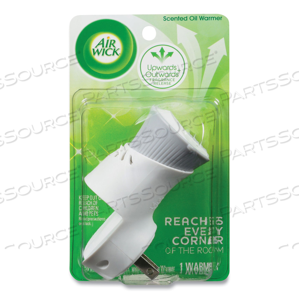 SCENTED OIL WARMER, 1.75" X 2.69" X 3.63", WHITE/GRAY by Air Wick SCENTED OIL WARMER, 1.75" X 2.69" X 3.63", WHITE/GRAY by Air Wick
