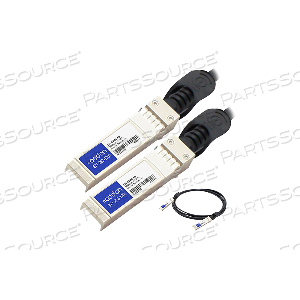 ADDON 5M SUPERMICRO COMPATIBLE SFP+ DAC, DIRECT ATTACH CABLE, 5 M by ADDON ADDON 5M SUPERMICRO COMPATIBLE SFP+ DAC, DIRECT ATTACH CABLE, 5 M by ADDON