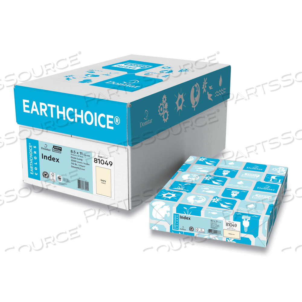 CARD STOCK, 110 LB COVER WEIGHT, 8.5 X 11, IVORY by Domtar