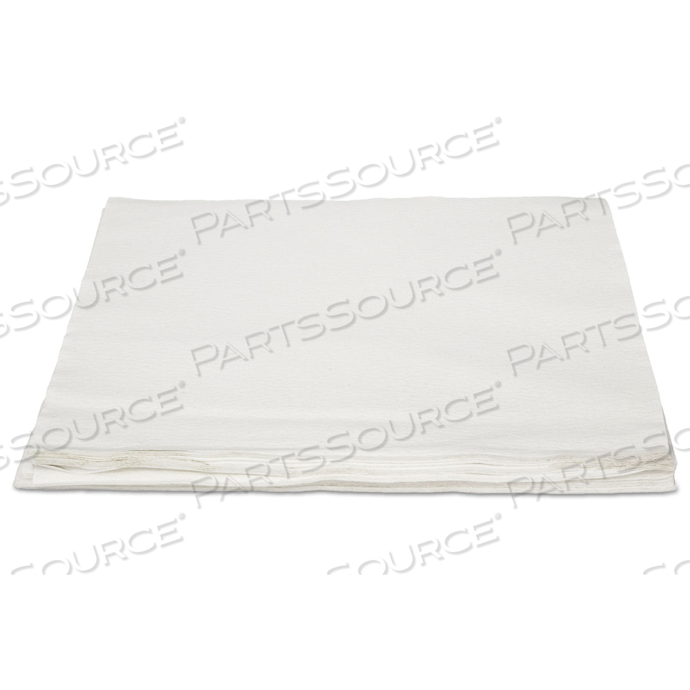 TASKBRAND TOPLINE LINEN REPLACEMENT NAPKINS, WHITE, 16 X 16 by Hospeco