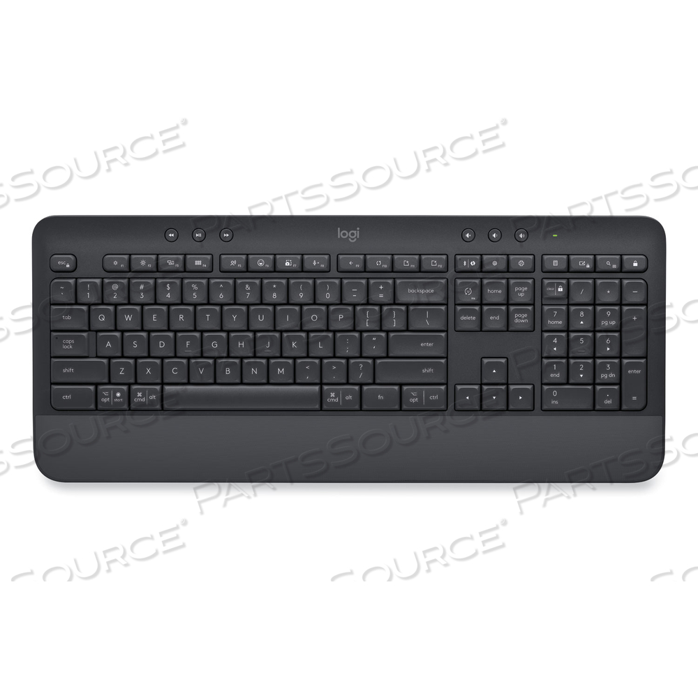 LOGITECH SIGNATURE K650 COMFORT FULL-SIZE WIRELESS KEYBOARD WITH WRIST REST, GRAPHITE, KEYBOARD, GRAPHITE INPUT DEVICE by Logitech