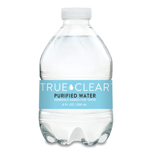 PURIFIED BOTTLED WATER, 8 OZ BOTTLE by True Clear PURIFIED BOTTLED WATER, 8 OZ BOTTLE by True Clear